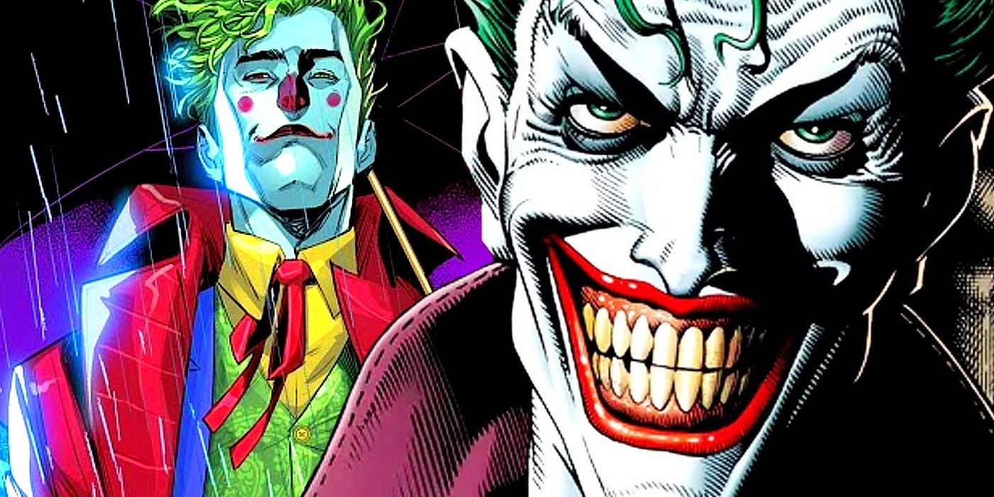 heroic and evil versions of the joker