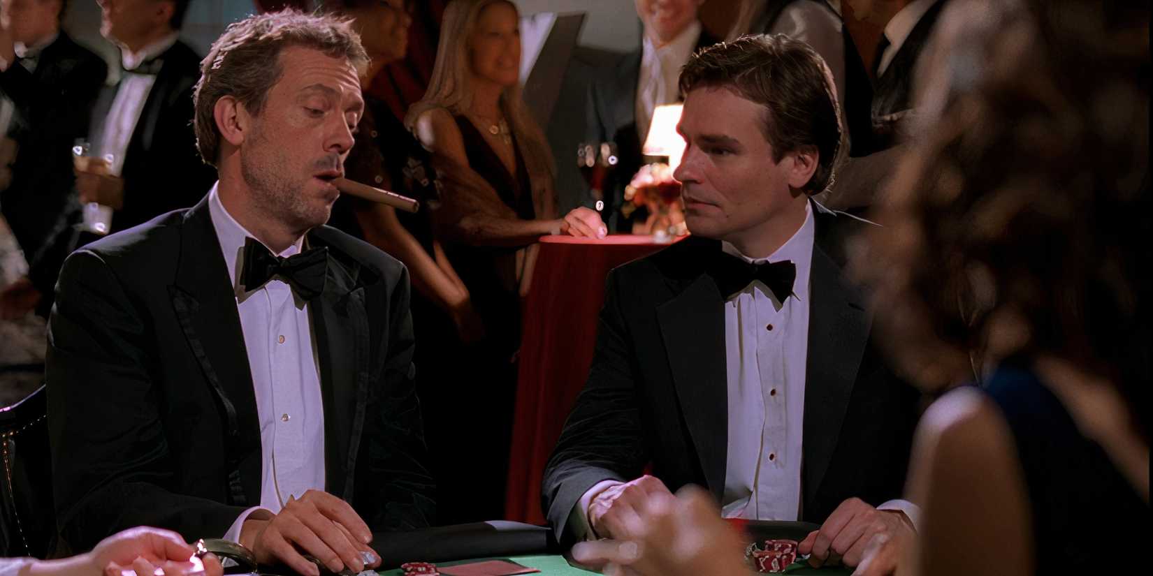 House and Wilson playing poker in All In