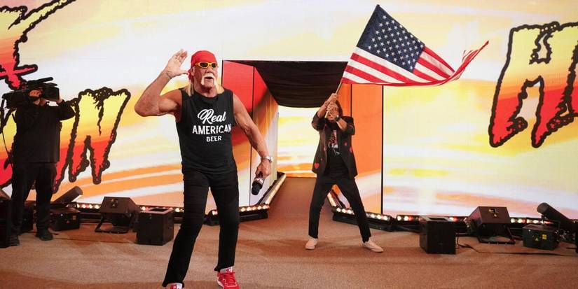 Hulk Hogan and Jimmy Hart return to WWE to talk about his Real American Beer on Monday Night Raw's premiere on Netflix-1