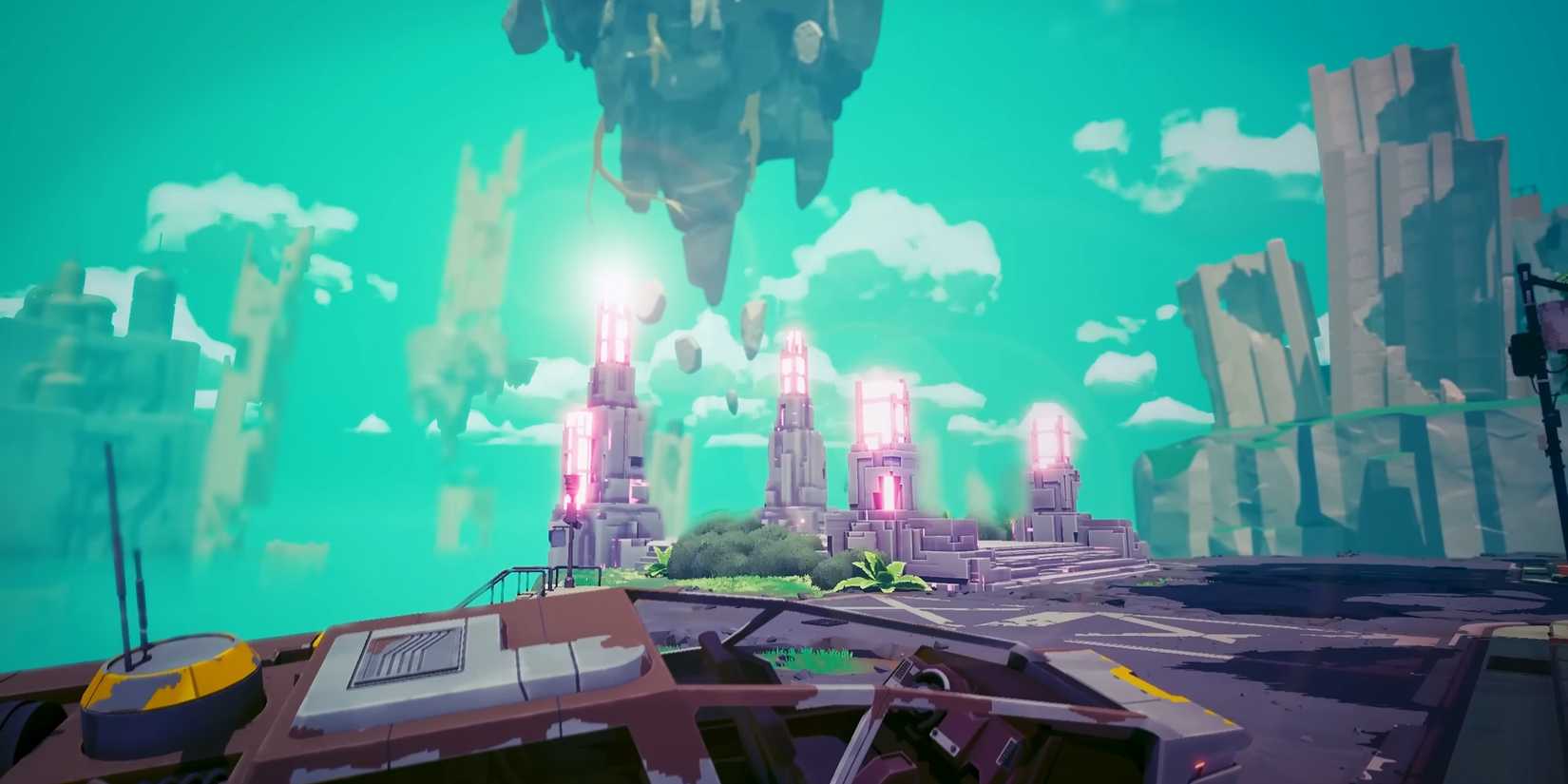 The ruins of the Overgrowth in Hyper Light Breaker.
