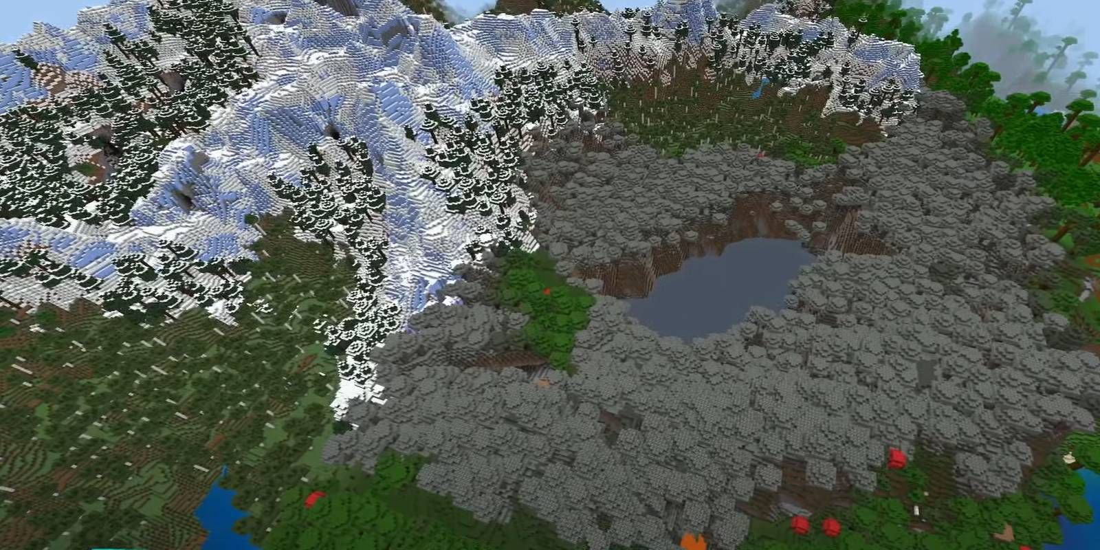 Minecraft Ashen Lake Pale Garden world seed