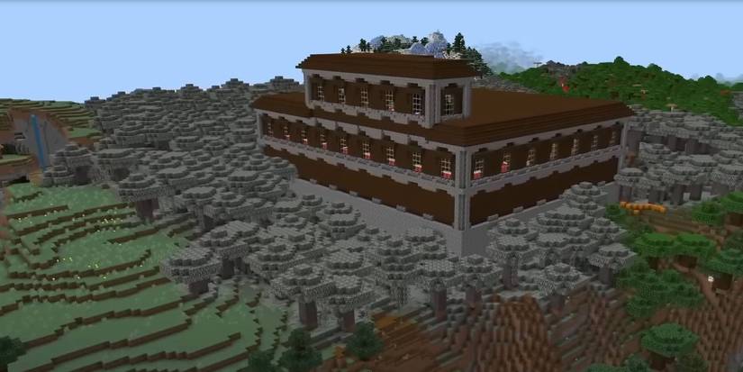Minecraft The Pale King's Castle Pale Garden world seed