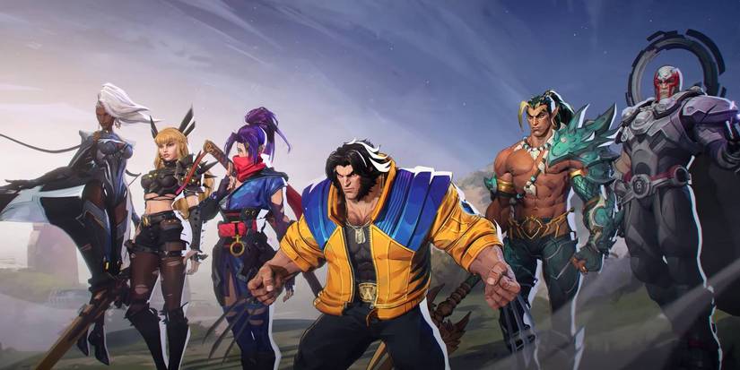 Marvel Rivals mutant characters Wolverine, Magik, Storm, Psylocke, Namor, and Magneto