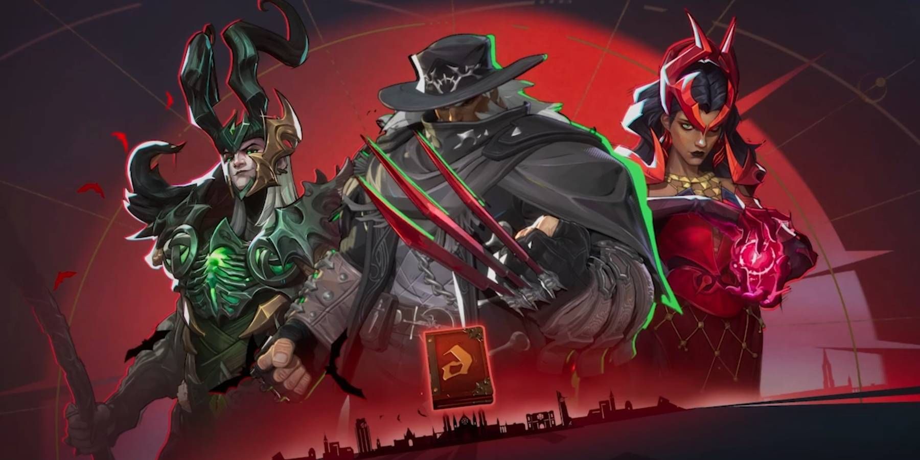 Marvel Rivals Season 1 Battle Pass skins for Loki, Scarlet Witch, and Wolverine