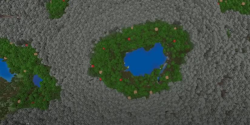 Minecraft Oasis Amidst Horrors Pale Garden world seed