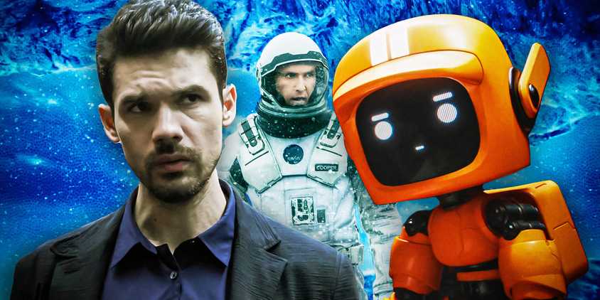 Imagery from Love Death And Robots, The Expanse, and Interstellar