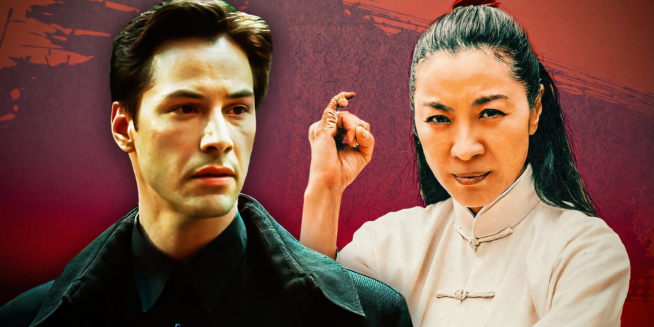 Imagery from The Matrix and Everything Everywhere All at Once