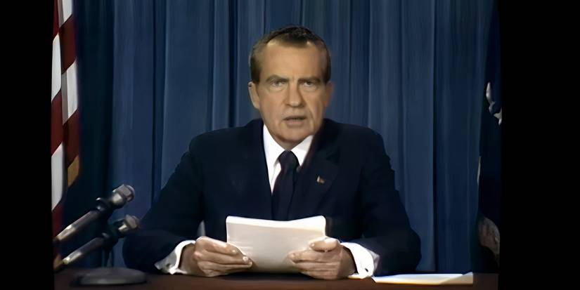 Richard Nixon in In Event of Moon Disaster