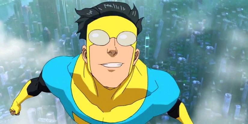 Mark flying in Invincible