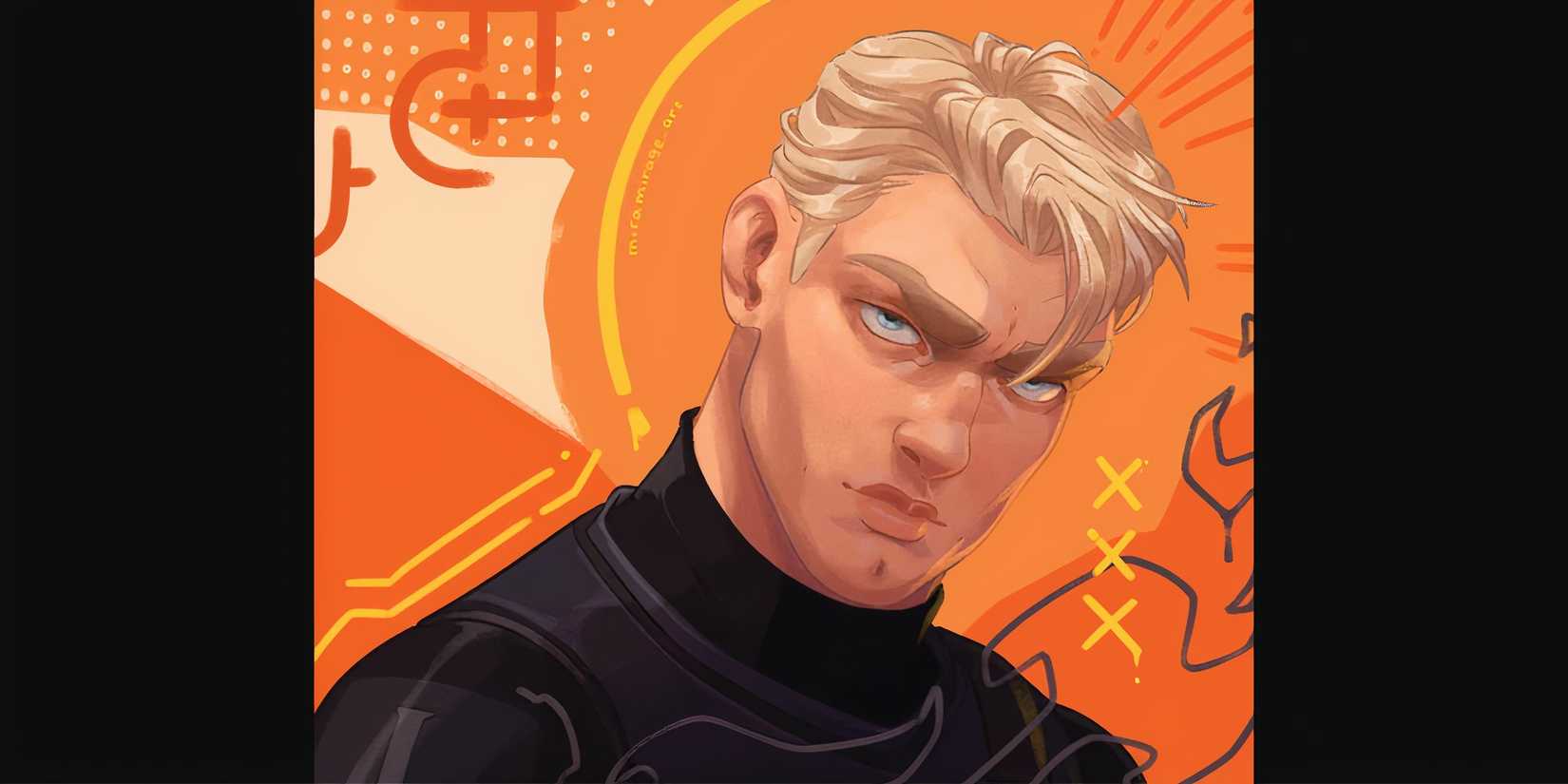 Jack Barlowe in Fourth Wing Iron Flame Onyx Storm by MiraMirage Art