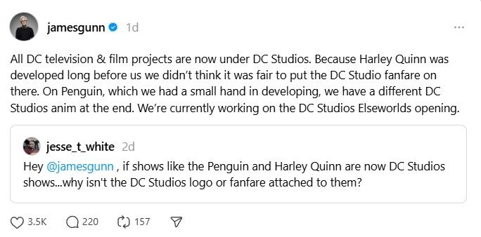 James Gunn On Elseworlds Projects Outside The DC Universe