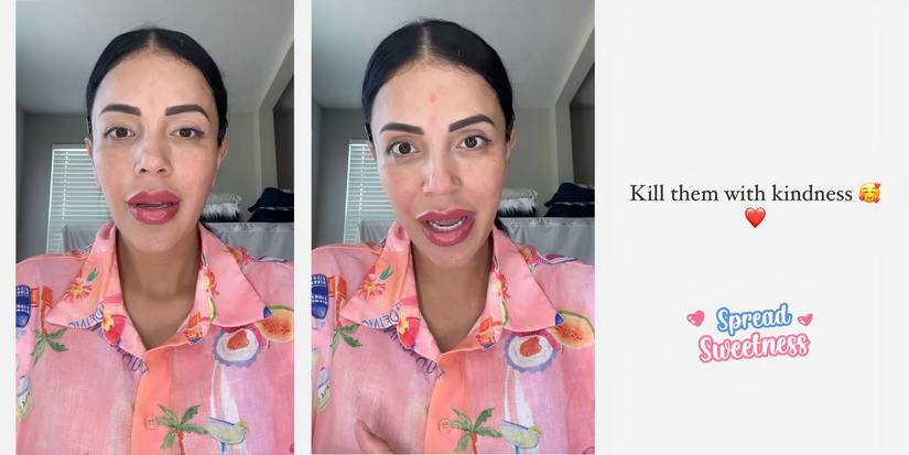 Jasmine Pineda from 90 Day The Last Resort IG Story about kindness