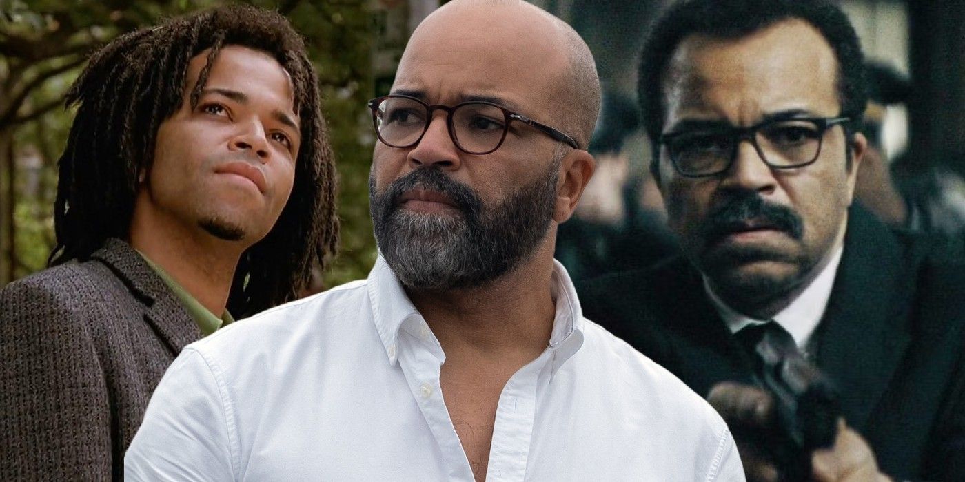 Collage of Jeffrey Wright in Basquiat, American Fiction and The Batman