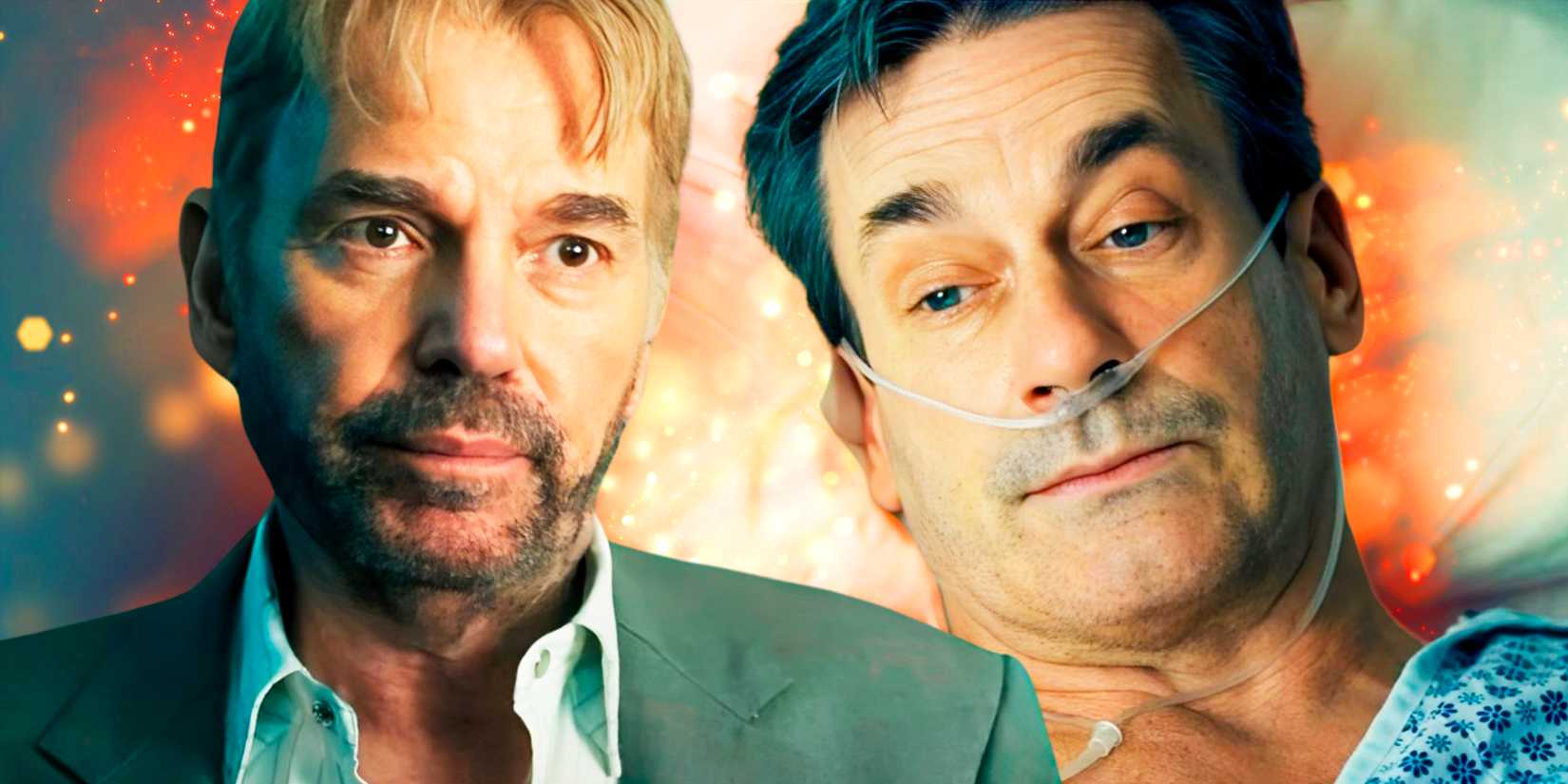 Jon Hamm as Monty with Tommy from Landman