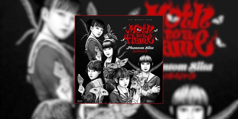 Junji Ito's illustration of Phantom Siita's Moth to a Flame World Tour
