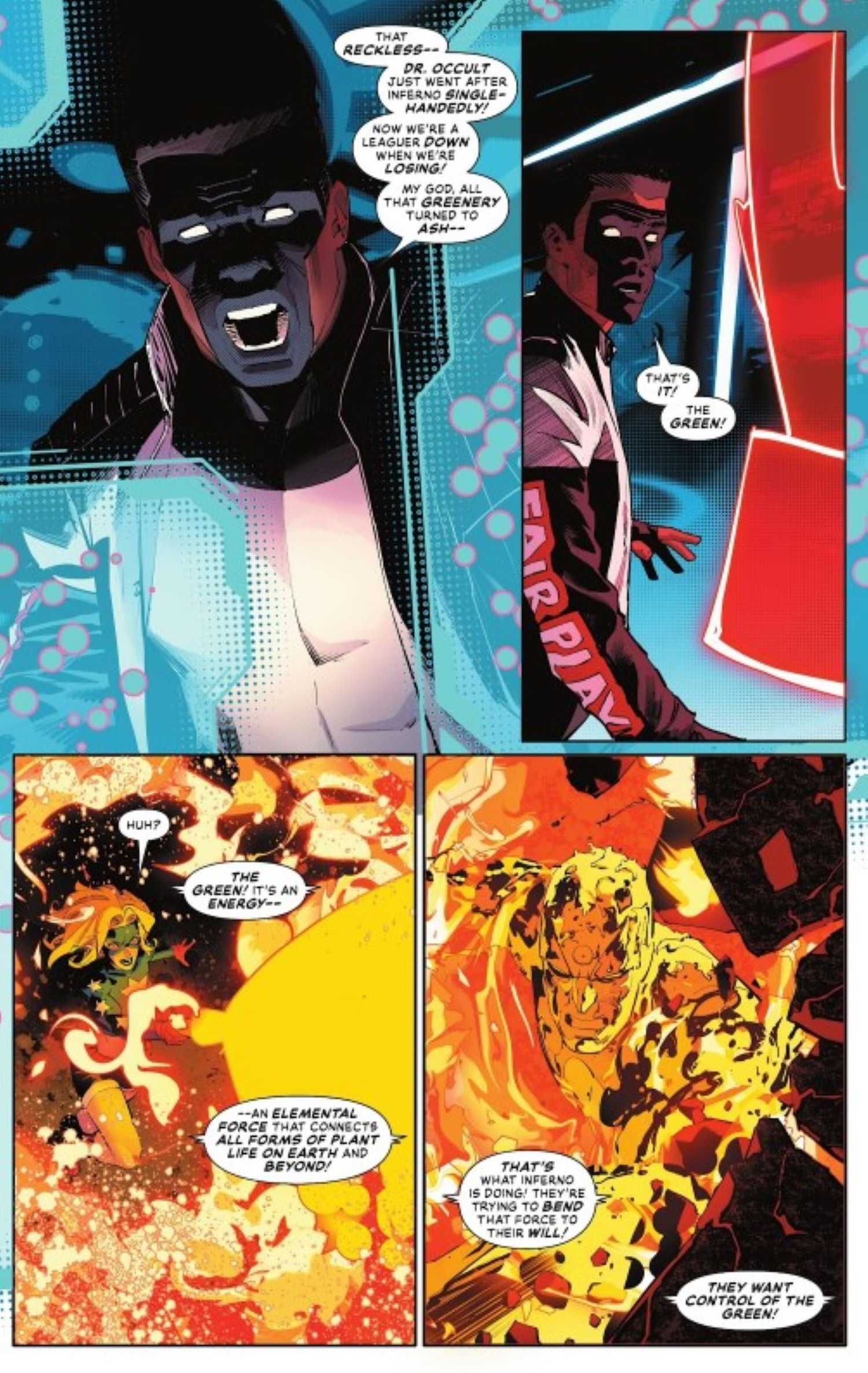 Justice LEague Unlimited #3 the green 