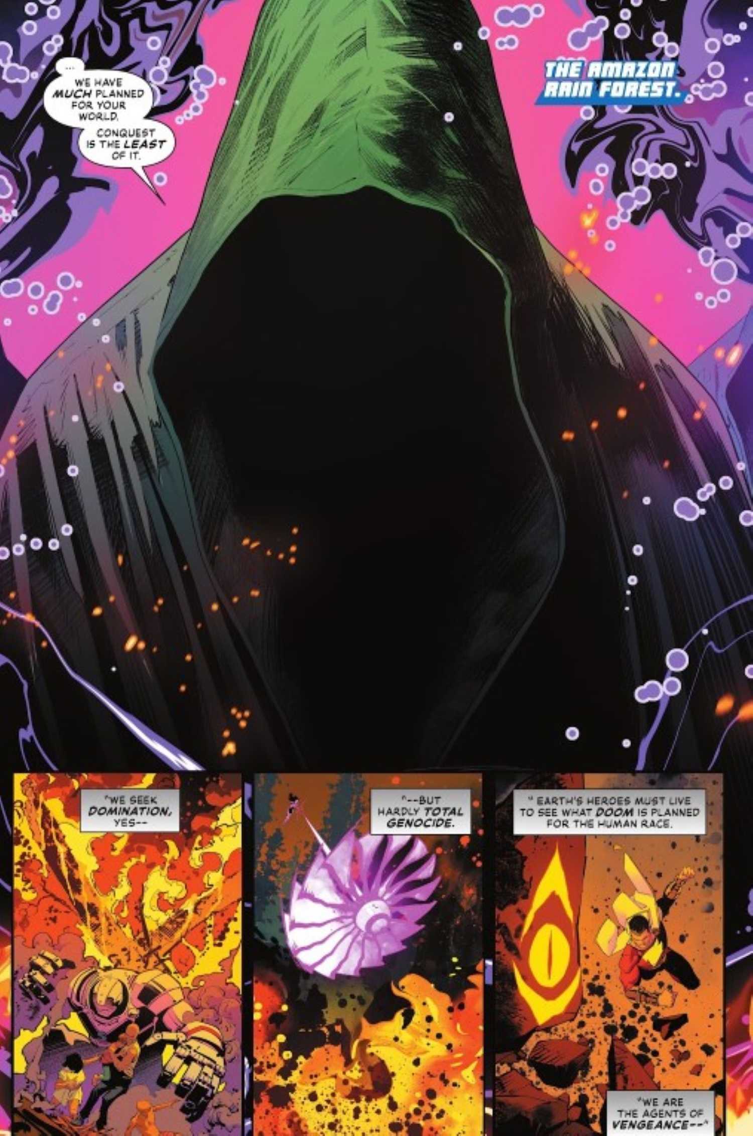 Justice LEague unlimited #3 vengence motives