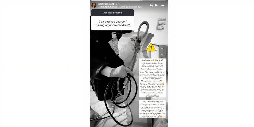 90 Day Fiancé’s Kalani Faagata Reveals “Super Traumatic” Birth Story After Concerning Health Update About “Sick” Daughter
