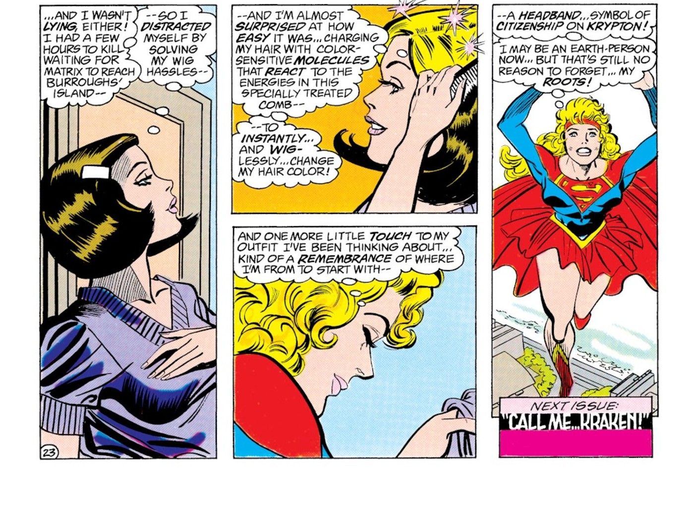 Kara Zor El debuts Kryptonian headband costume in Supergirl #17