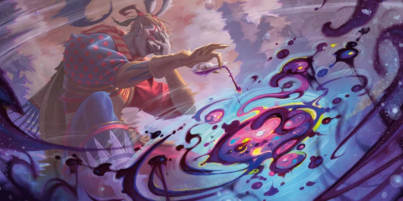 Kefka art from Magic the Gathering Final Fantasy set