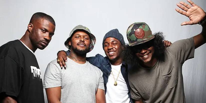 Kendrick Lamar Jay Rock Schoolboy Q and Ab Soul of Black Hippy with TDE