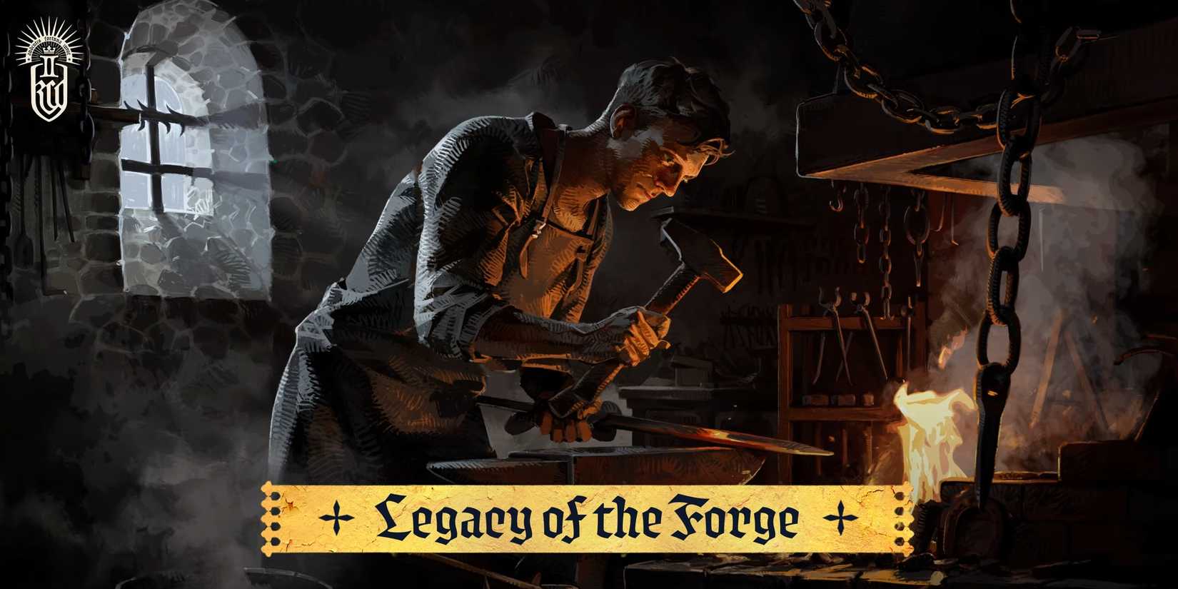 A blacksmith in Kingdom Come Deliverance 2