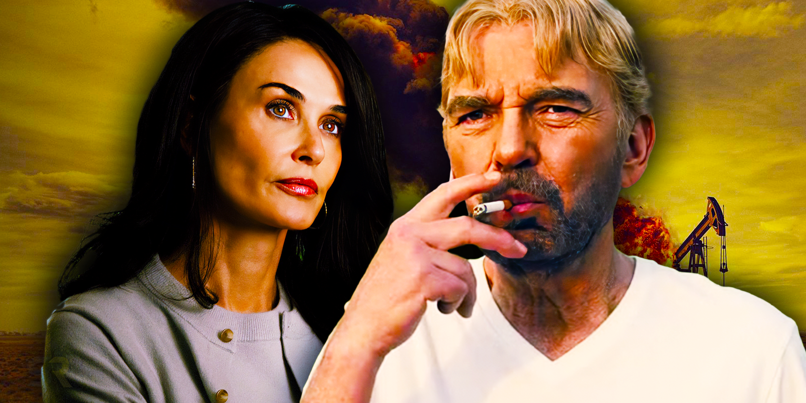 Demi Moore and Billy Bob Thornton in Landman