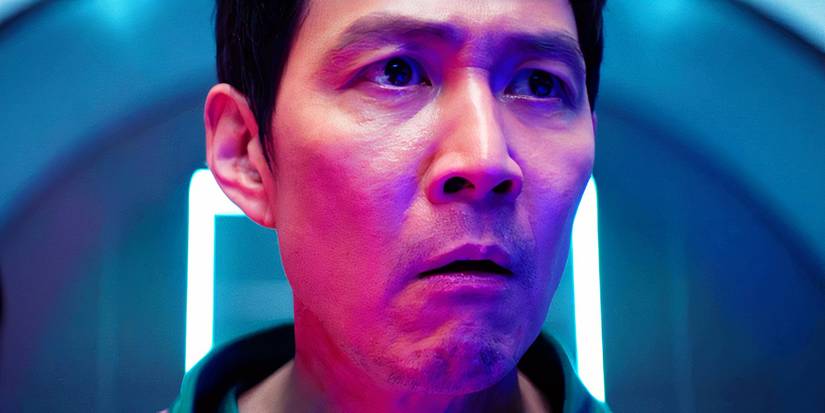 Lee Jung-jae looking shocked as Gi-hun in Squid Game season 2