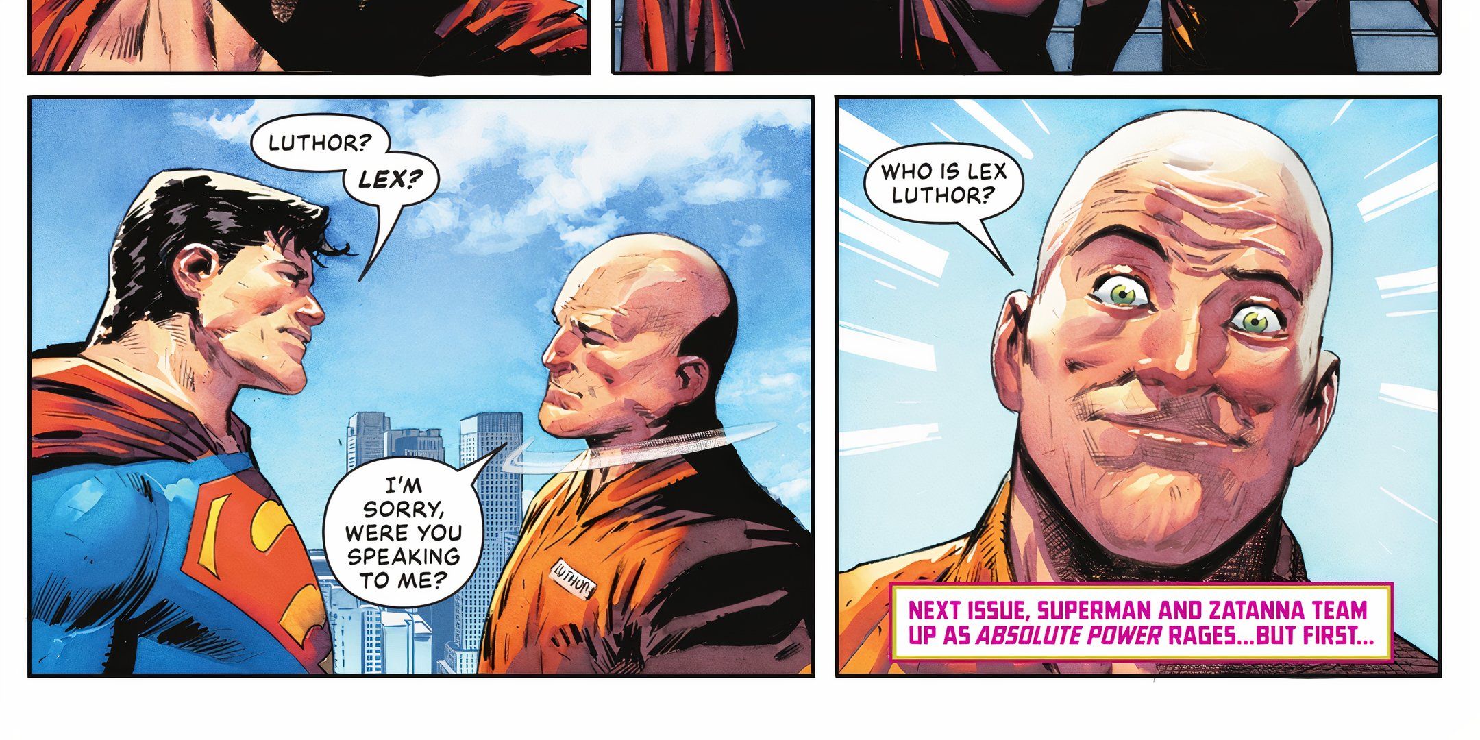 Lex Luthor não se lembra de quem ele é DC