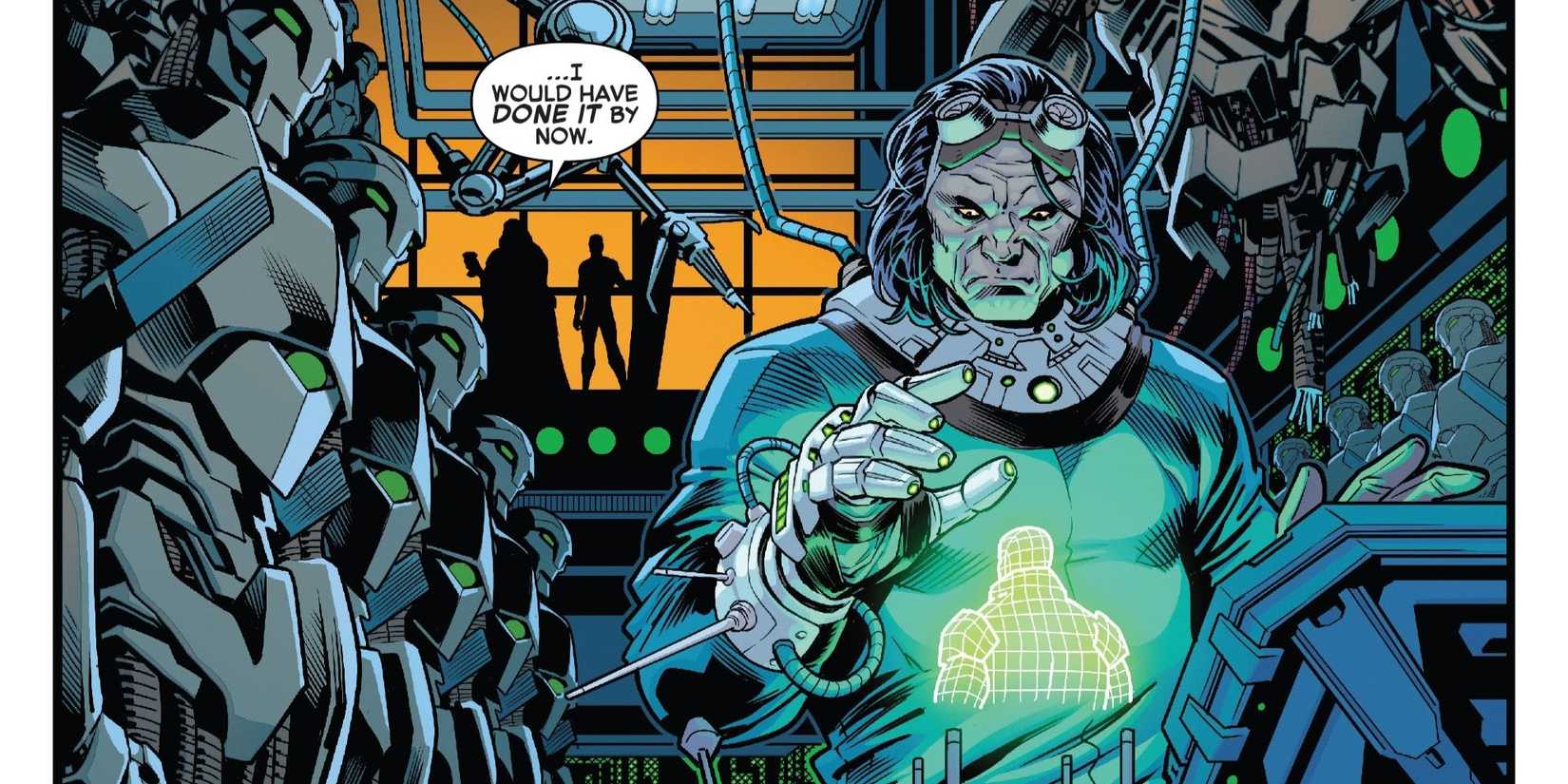 Mad Thinker works on an android army.