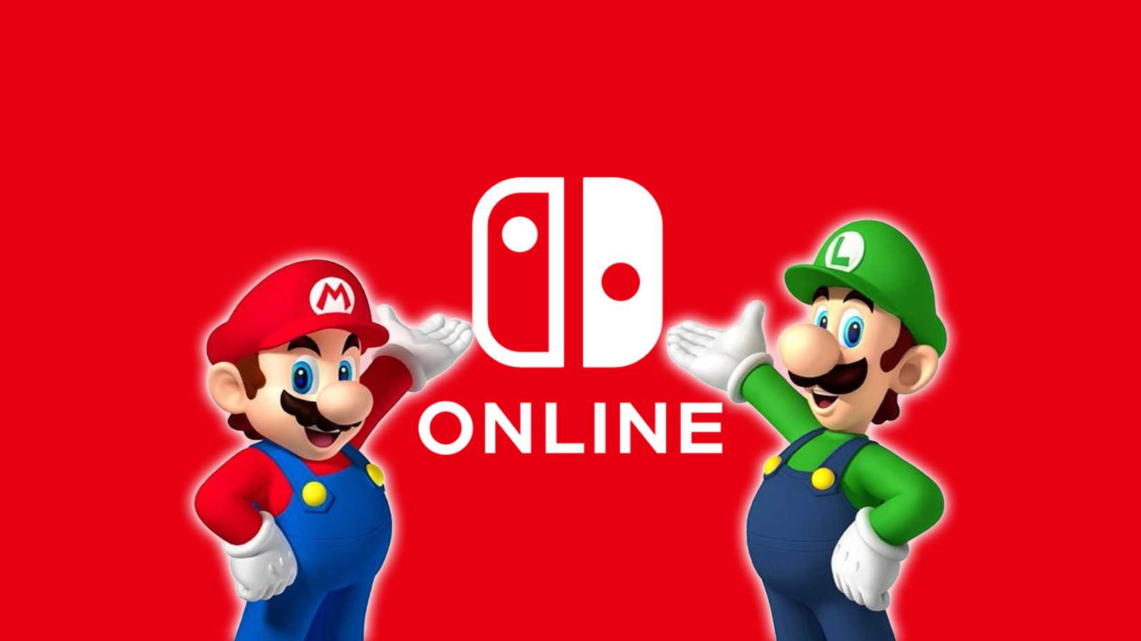 Mario and LUigiw ith the Nintendo Switch Online logo