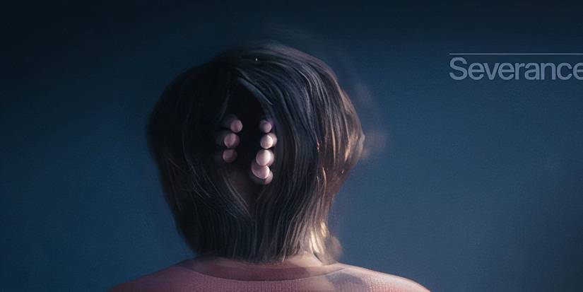 Mark's innie crawling out of his outie's head in Severance season 2's opening credits