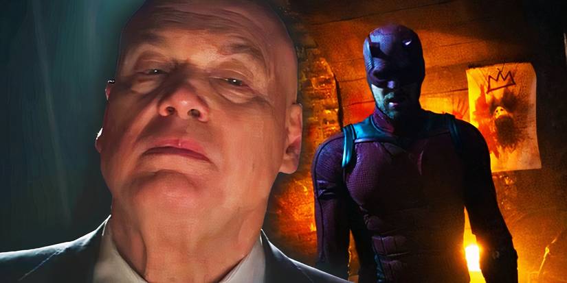 Matt Murdock and Wilson Fisk in the trailer for Daredevil Born Again