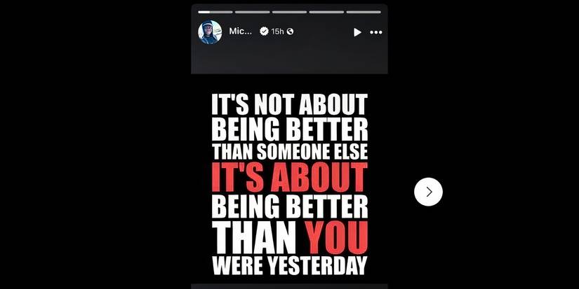Michael Ilesanmi from 90 Day Fiancé Happily Ever After? Instagram Story about competition