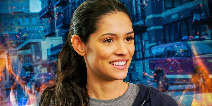 Miranda Rae Mayo as Stella Kidd in Chicago Fire.