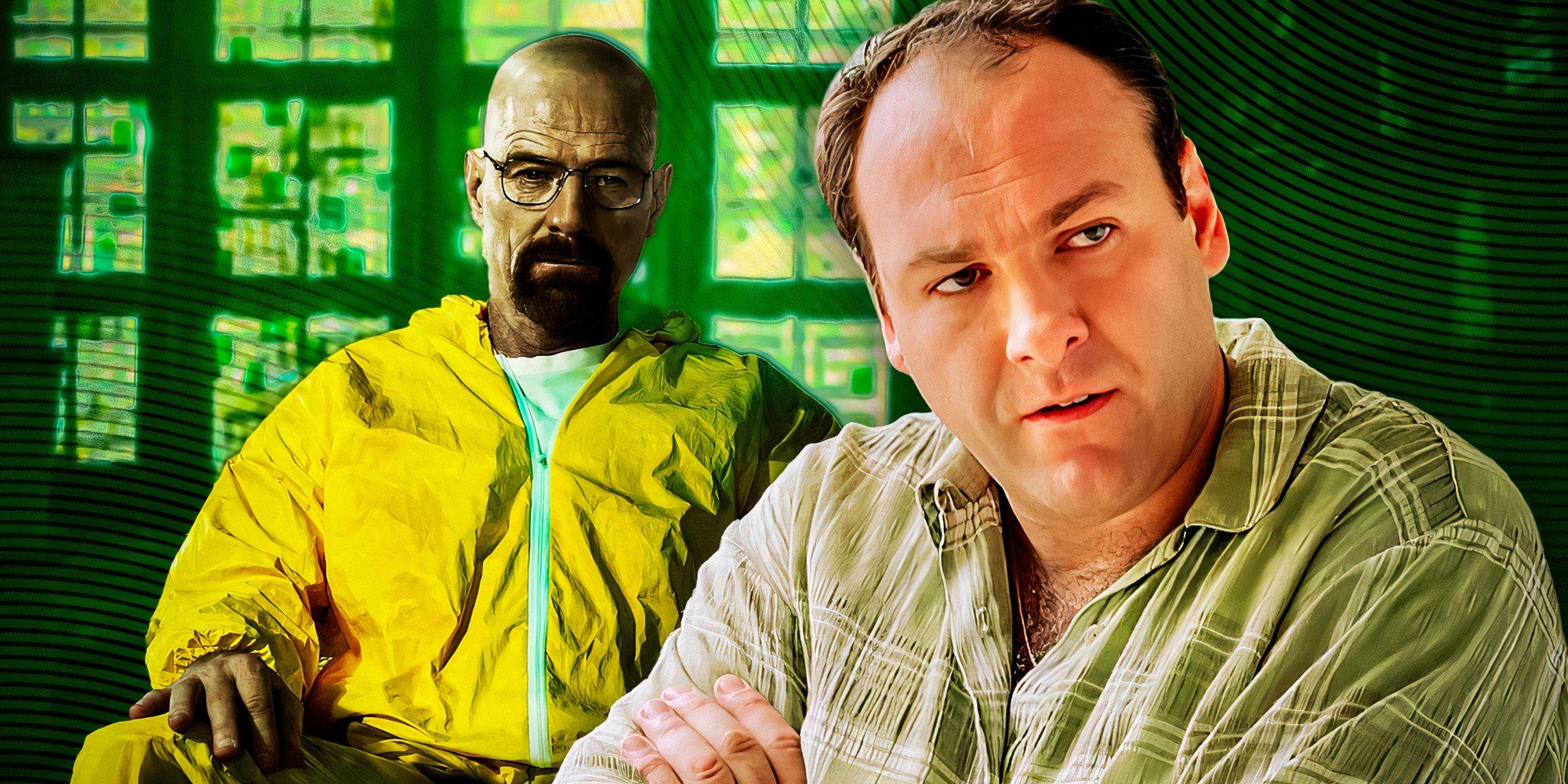 Feature imagery from Breaking Bad and The Sopranos.