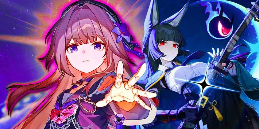 Miyabi from Zenless with The Herta from Honkai Star Rail
