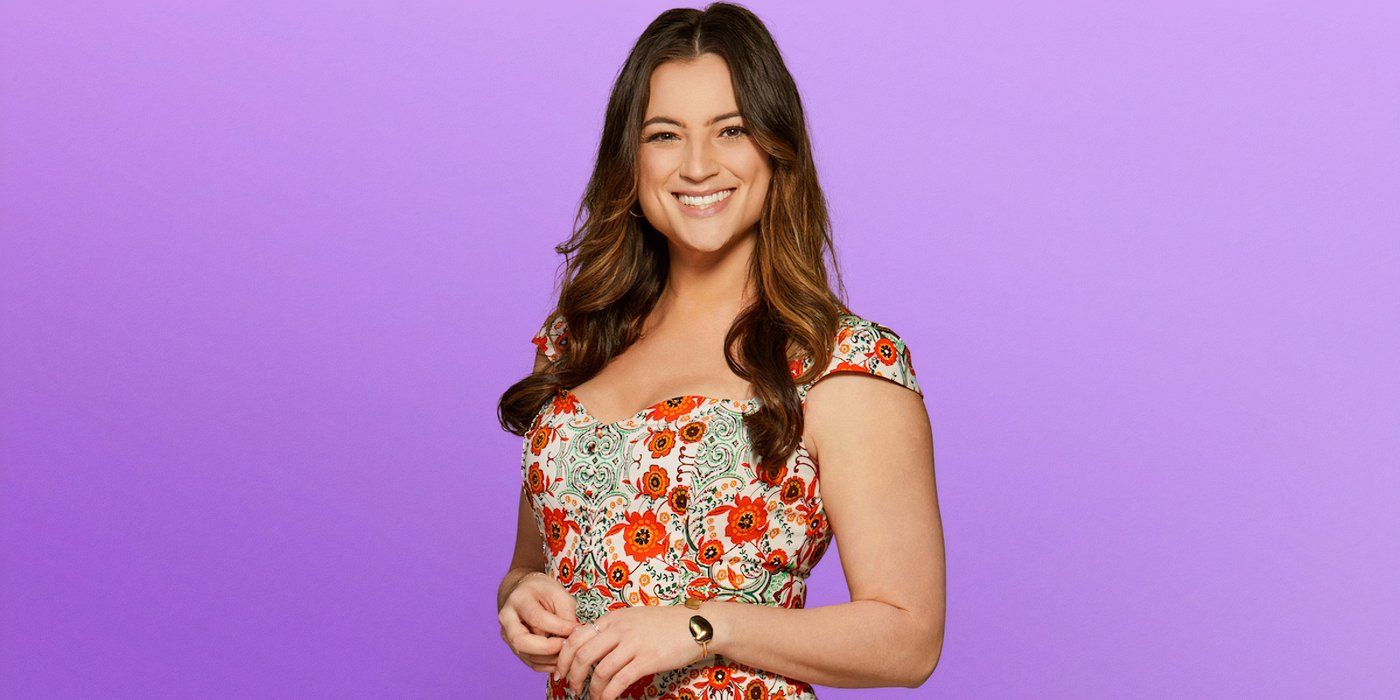 Love is the season 8 season of Monica Danus in a beautiful floral print dress for the promotional photo shoot.