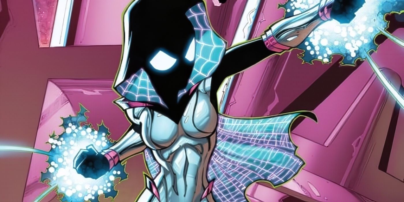 Spider-Gwen as the Herald of Galactus.