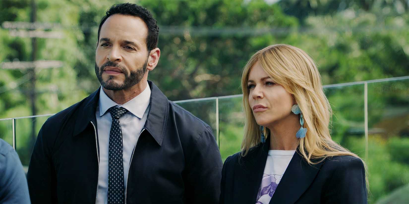 Morgan and Karadec in High Potential season 1, episode 8, on the case