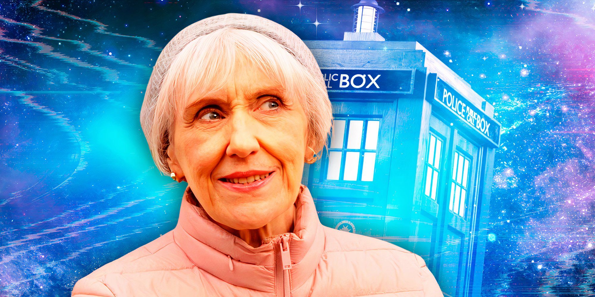 Mrs. Flood from Doctor Who and the tardis