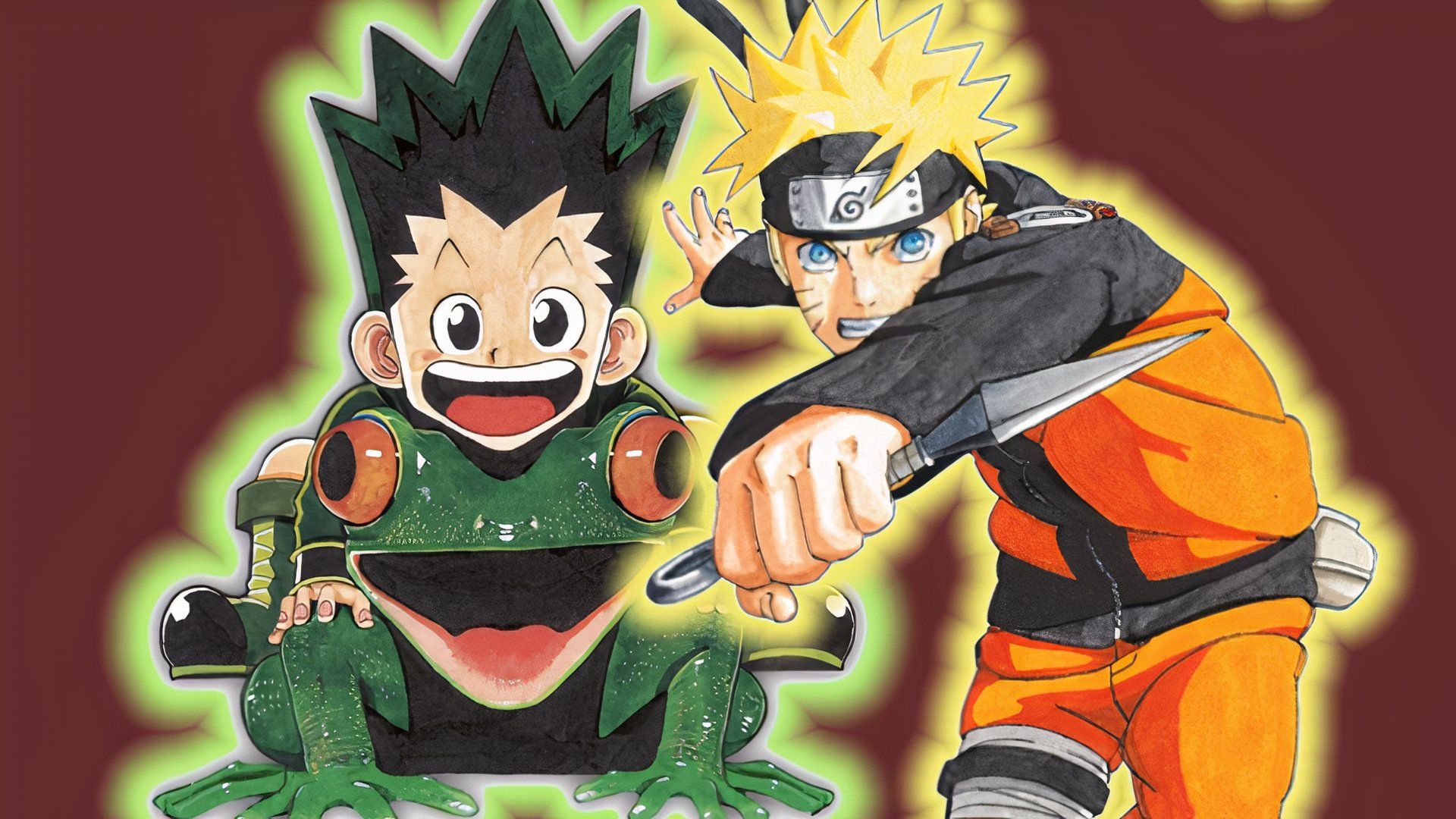 Naruto and Gon-2