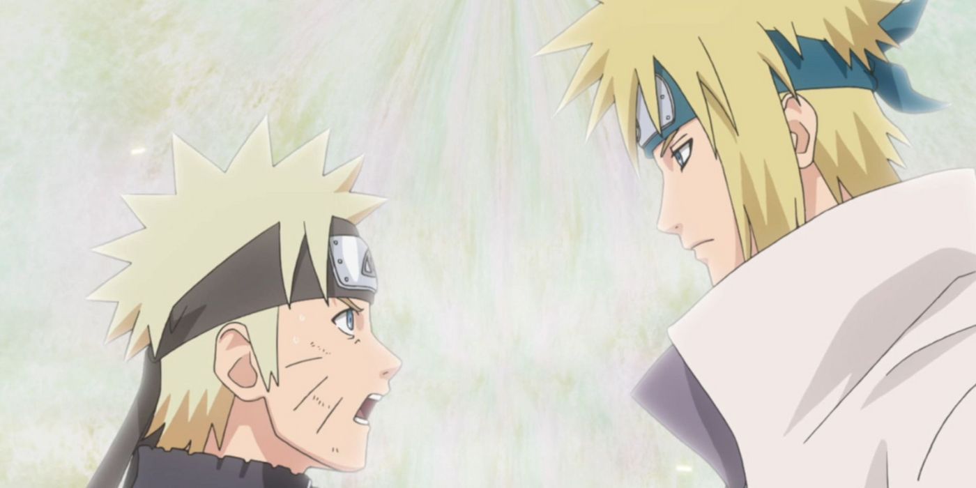 Naruto and Minato meet in Naruto Shippuden