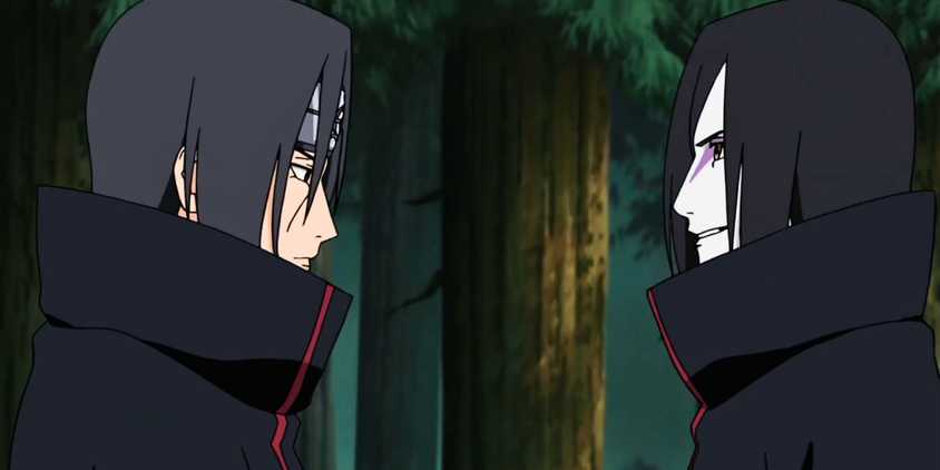 Itachi vs Orochimaru in Naruto Shippuden