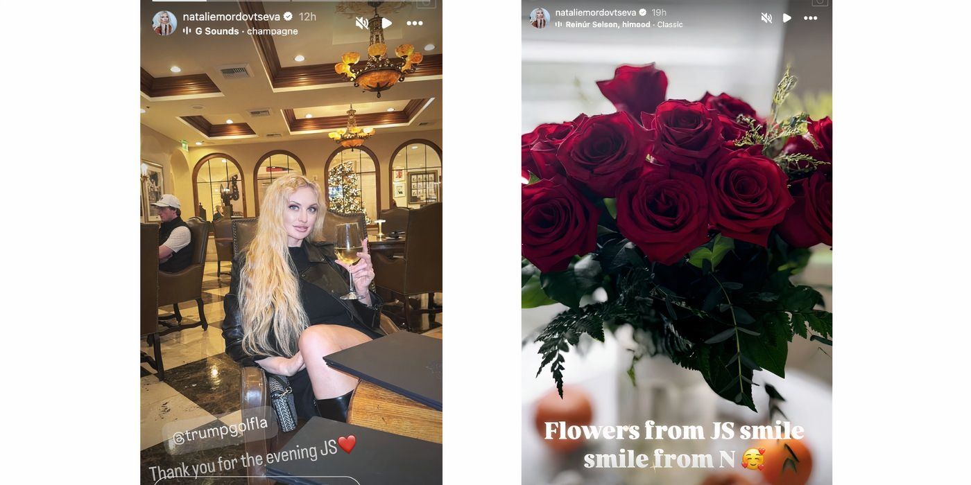 Natalie Mordovtseva in 90 Day Fiance on Instagram Stories