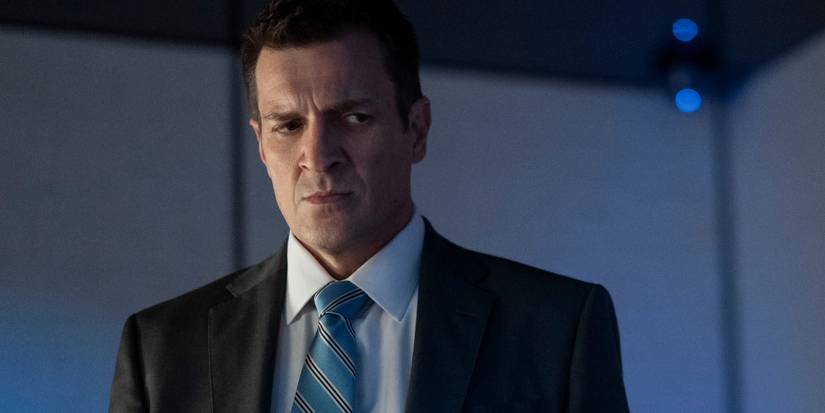 Nathan Fillion as CIA director In The Recruit season 2