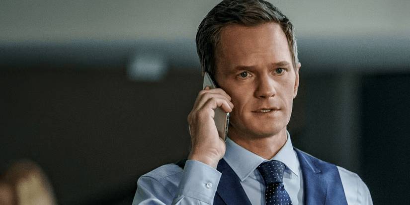 neil patrick harris talking on the phone in the unbearable weight of massive talent