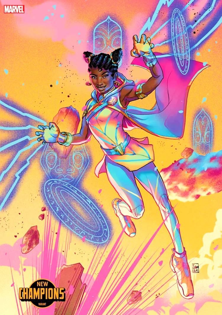 New Champions #5, Gold Tiger soaring into action