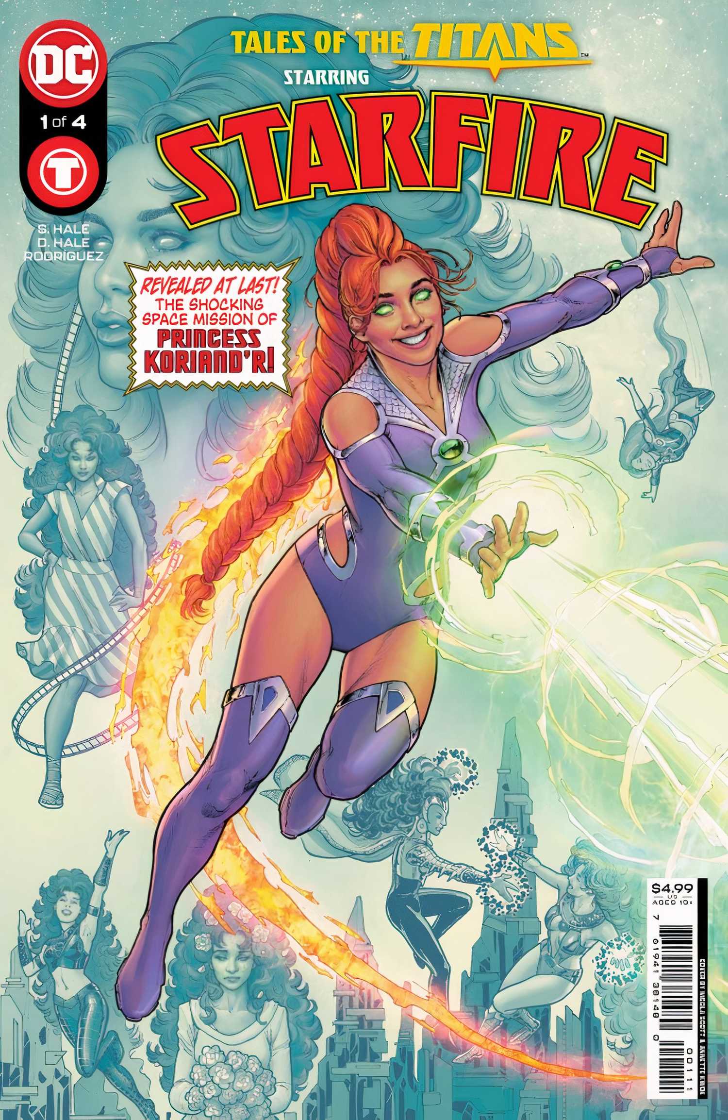 Nicola Scott Tales of the Titans #1 starfire main cover