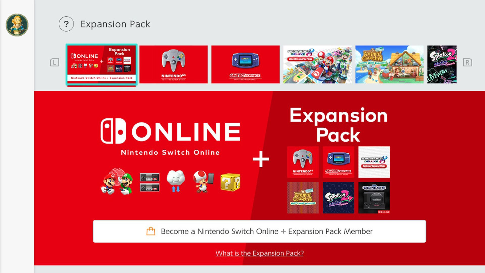Nintendo Switch Online Expansion Pack